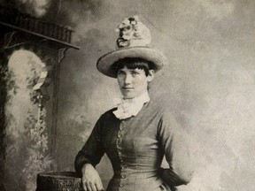 A photograph of Calamity Jane is part of a photo album discovered by Keith Collins and his brother Brian, in an antique store in Hesperia. The album is believed to have once belonged to Wyatt Earp and contained many photographs of him never before seen. (Courtesy of Keith Collins via Los Angeles Times/MCT)