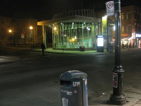 Parc Serge Garant is located directly behind the exit/entrance to Beaudry metro station, one of the principal gateways to Montreal's Gay Village (All photos by Richard Burnett, unless otherwise noted)