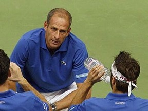 Guy Forget with Llodra and Clément