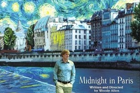 Woody Allen's Midnight in Paris is nominated for Best Picture, Directing, Original Screenplay, and Art Direction