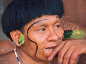 A Yanomamo tribesman. Photo from Cinema Politica