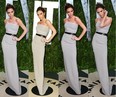 Victoria Beckham at the Vanity Fair Oscar party, February 26, 2012 in West Hollywood, California. (Photos by Alberto E. Rodriguez/Getty Images and Pascal Le Segretain/Getty Images)