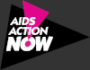 The logo of Canada's AIDS ACTION NOW! group - founded in 1987, and whose mission is to improve access to treatment, care and support for people living with HIV/AIDS in Canada and around the world (Logo courtesy Aids Action Now!)