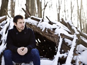 MONTREAL, QUE.: DECEMBER 12, 2011-- Montreal-born singer and songwriter Sam Roberts poses for a photograph in the forest of Summit Park in Westmount in Montreal on Monday, December 12, 2011. (Dario Ayala/THE GAZETTE)