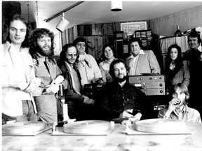 Music industry legends Donald Tarlton and Terry Flood - pictured here with April Wine back in the day - will receive the 2012 MMF Canada Pioneer Award (All photos courtesy Donald K. Donald)