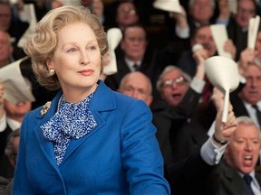 Meryl Streep as Margaret Thatcher in The Iron Lady.