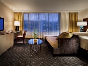 One of the renovated rooms at the Montreal Omni hotel. Credit: Montreal Omni