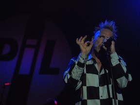 Montreal, QUE: May 8, 2010-- John Lydon of PIL during the band's performance at the Olympia Theatre on May 8, 2010
(THE GAZETTE/John Morstad)