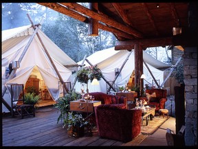 Glamping at the Clayoquot Wilderness Resort in British Columbia. Image courtesy of wildretreat.com