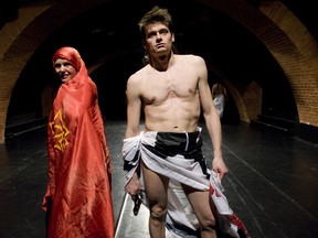 Draga Potocnjak and Primoz Bezjak in Damned Be the Traitor of his Homeland at Festival TransAmériques (FTA)