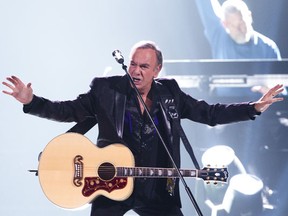 American singer-songwriter Neil Diamond performs in Montreal