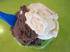 Kem Coba 72% Dark Chocolate and Peanut Butter Ice Creams (photo by Erika David)