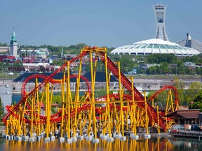 Ednor, a recent addition to La Ronde, and a view of the city beyond. (Photo courtesy of La Ronde)