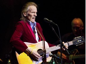 Canadian music legend Gordon Lightfoot, pictured here last playing Salle Wilfrid Pelletier at Place des Arts on April 8, 2010. Lightfoot returns to Montreal to headline the same venue on June 17. (Photo by THE GAZETTE/John Kenney)