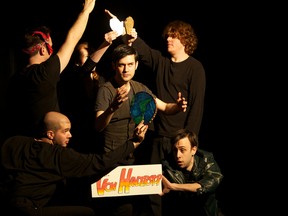 Sex T-Rex comedy troupe presents Callaghan! at Montreal Fringe. Photo courtesy of Sex T-Rex