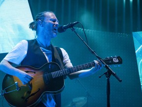 Thom Yorke of Radiohead performing at the Bell Centre June 15. Gazette photo by Tijana Martin.