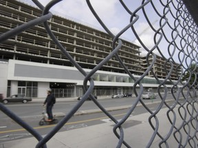 The huge Ilot Voyageur development, pictured Thursday June 05, 2008 in Montreal, is at the heart of Université du Québec à Montréal's financial woes.