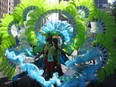 Participant in past edition of Montreal's most colourful and exciting parade, Carifiesta, which this year  kicks off at the corner of  Rene Lévesque at the corner of Guy at noon on July 7 (Photo by Richard Burnett)