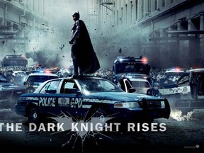 Poster for the film The Dark Knight Rises.