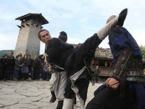 Donnie Yen in a scene from Peter Ho-Sun Chan's Dragon, playing at the Fantasia  Film Festival.