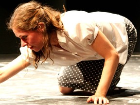 Montreal's very own Johanna Nutter performs her one-woman show My Pregnant Brother in both French and English at Théâtre La Chapelle during Just For Laughs’ Zoofest, until July 27 (All photos courtesy Johanna Nutter)