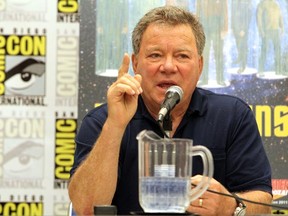 Actor William Shatner attends the "Shatnerpalooza" Press Conference during Comic-Con 2011 on July 22, 2011 in San Diego, California.  (Photo by Alexandra Wyman/Getty Images)