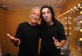 Nasty Show host Bobby Slayton (L) gets a backstage visit from his old friend Alice Cooper. The Nasty Show continues at Club Soda July 11-15 and July 27 and 28. (All photos by Cindy Lopez, courtesy Just For Laughs)