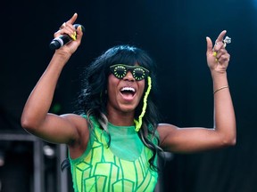 Santigold performs at the Osheaga Music and Arts festival at Parc Jean Drapeau in Montreal Sunday, August 5, 2012. (John Kenney/THE GAZETTE)