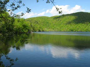 Lac Hertel at the Centre de la Nature du Mont Saint-Hilaire (Photo courtesy of Centre de la Nature du Mont Saint-Hilaire.)