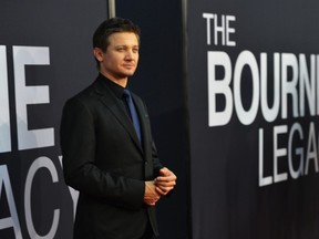 Jeremy Renner attends The Bourne Legacy New York Premiere at Ziegfeld Theater on July 30, 2012 in New York City.  (Larry Busacca/Getty Images)