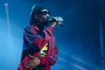 Snoop Dogg performs during the second day of the Osheaga Music and Arts Festival at Jean Drapeau Park in Montreal on Saturday, August 4, 2012.  (THE GAZETTE / Tijana Martin)