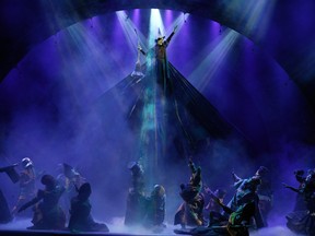 A scene from the Broadway musical Wicked. Photo courtesy of Evenko.