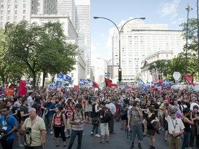 Quebec youth. Ready for demos. Democracy? Not so much...
Tijana Martin/Gazette files