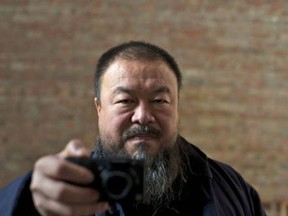 Chinese artist and activist Ai Weiwei in the documentary film Ai Weiwei: Never Sorry.