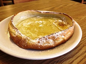 Dutch Pancake with lemon and sugar at J's (photoby Jennifer Nachshen)