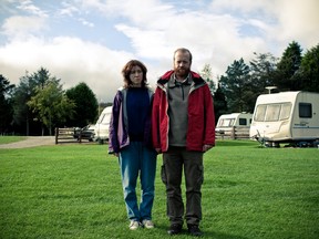 Alice Lowe and Steve Oram in Sightseers. Run.