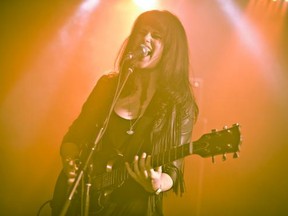 Jacquie Neville of The Balconies performing at POP Montreal  (photo courtesy POP Montreal)