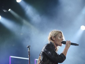 Photo of Emily Haines of Metric at the Osheaga Music and Arts Festival taken August 4 , 2012 by Tijana Martin/ The Gazette.