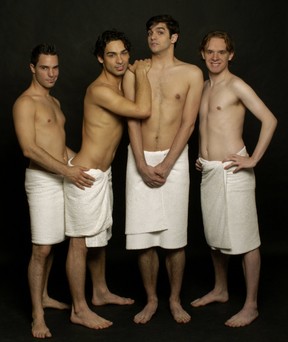 Cast of Bathhouse: The Musical!, courtesy of Village Scene