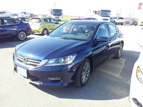 The 2013 Honda Accord sedan in the family car under $30,000 category really impressed me. Photo by Kevin Mio/The Gazette