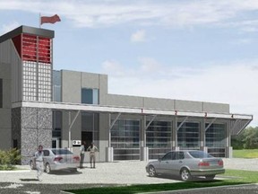 This is what the new fire station will look like.