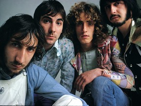 The Who: Left to right: Pete Townshend, Keith Moon, Roger Daltrey, and John Entwistle. From Gazette files.
