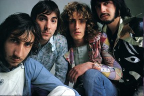 The Who: Left to right: Pete Townshend, Keith Moon, Roger Daltrey, and John Entwistle. From Gazette files.