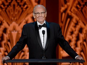 Sen. George McGovern speaks at the 40th AFI Life Achievement Award honoring Shirley MacLaine held at Sony Pictures Studios on June 7, 2012 in Culver City, California. (Kevin Winter/Getty Images)
