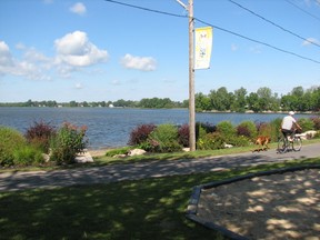 Duhamel St. in Pincourt over looking Lake St. Louis.