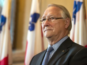 Does he look like he's going anywhere? Mayor Gerald Tremblay refused on Thursday to speculate on his political future amid allegations of widespread corruption in his administration. THE CANADIAN PRESS/Ryan Remiorz