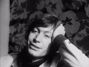 Charlie Watts of the Rolling Stones in a screen grab from the trailer for the documentary The Rolling Stones – Charlie is My Darling – Ireland 1965. The film was given that name because the camera really loved Watts.