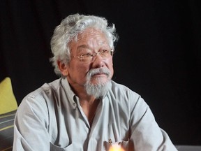 CALGARY, AB., SEPTEMBER 21, 2010 -- Environmentalist David Suzuki is pictured in the lobby of Hotel Arts in calgary where he was on a book tour on Tuesday September 21, 2010. (Ted Rhodes/Calgary Herald)   Can be used with Katherine Monk (Postmedia News). MOVIES-SUZUKI