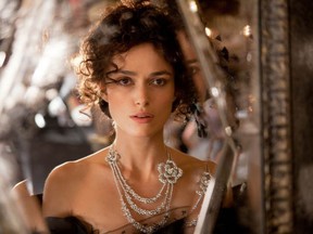 Keira Knightley as Anna Karenina. The necklace is from Chanel.