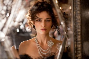Keira Knightley as Anna Karenina. The necklace is from Chanel.